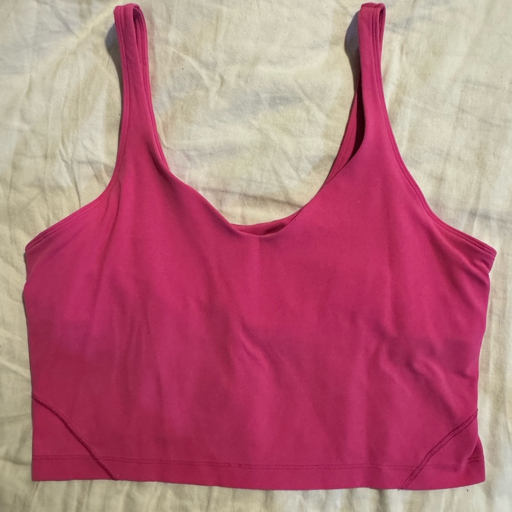 14 - SOLD OUT SONIC PINK LULULEMON ALIGN TANK